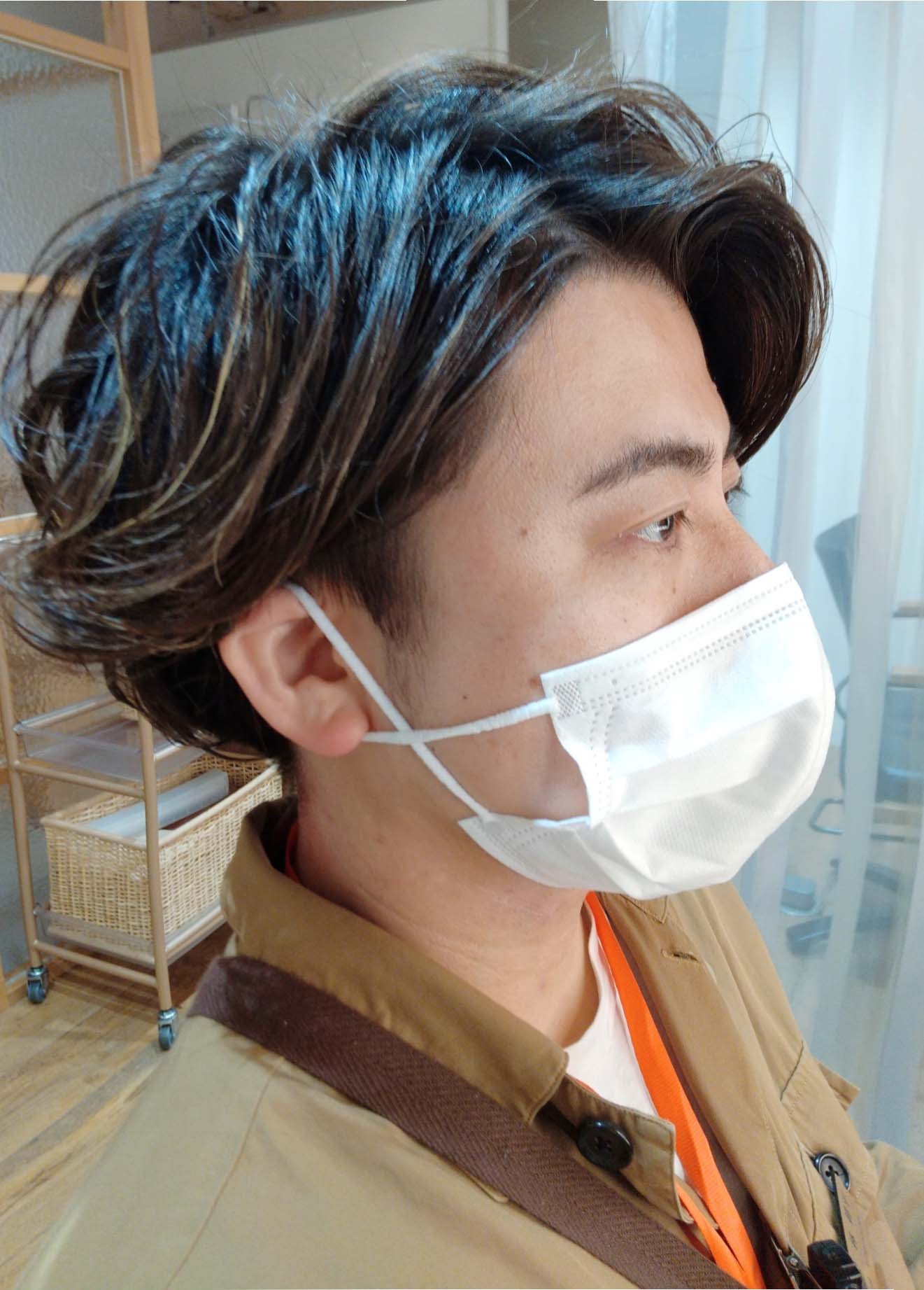 マスクをつけたままでも施術できます 神戸で人気の美容院パシフィックダズール公式webサイト 西区 垂水区